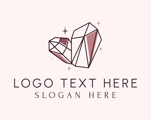 Glam Luxury Gemstone logo