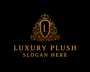 Luxury Hotel Shield logo design