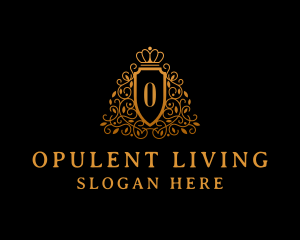 Luxury Hotel Shield logo design