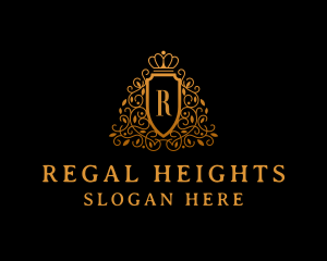 Luxury Hotel Shield logo design