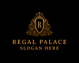 Luxury Hotel Shield logo design