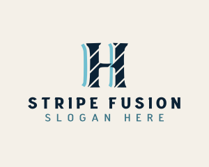 Generic Stripe Letter H logo