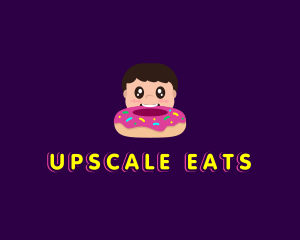 Donut Kid Eat logo design