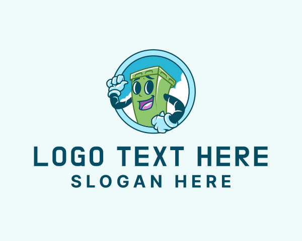 Trash logo example 2