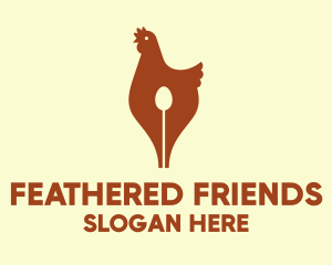 Hen Poultry Pen logo design