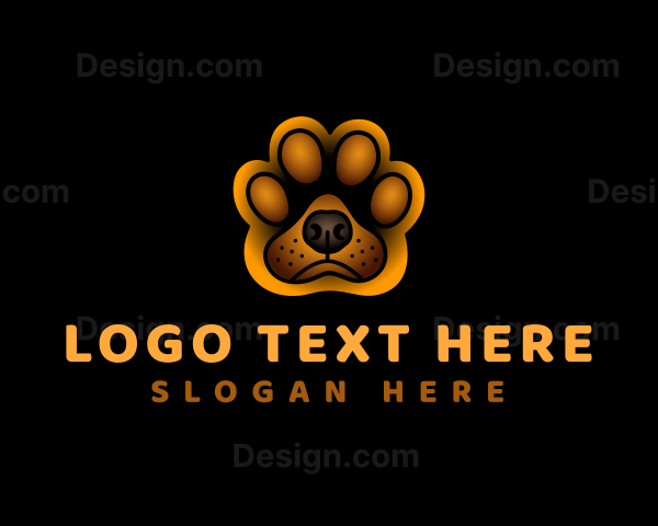 Paw Pet Dog Logo