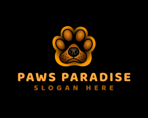 Paw Pet Dog logo design