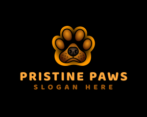 Paw Pet Dog logo design