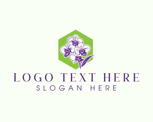 Vietnam Flower Orchid logo