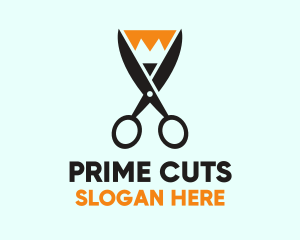 Pencil Scissors Cut logo design