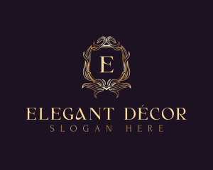 Elegant Crest Shield logo design