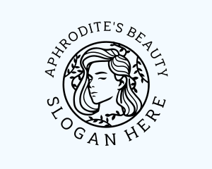 Female Wreath Beauty logo design