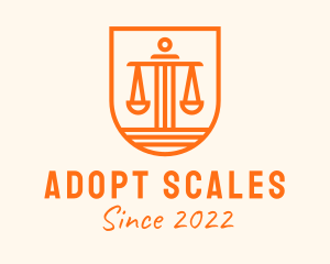 Shield Scale Legal Service  logo design