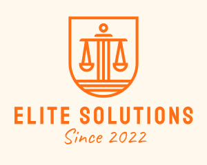 Shield Scale Legal Service  logo design