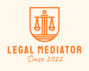 Shield Scale Legal Service  logo design