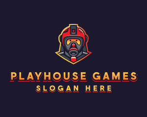 Robot Cyborg Gaming  logo design