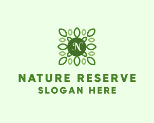 Organic Nature Leaf logo design