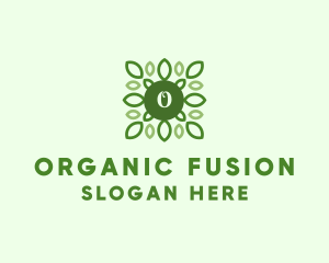 Herbal Organic Leaf logo