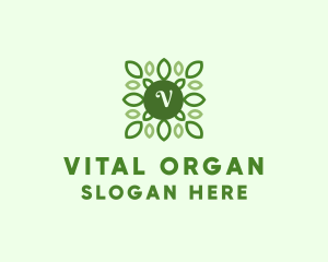 Herbal Organic Leaf logo design