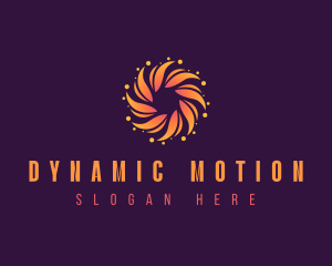 Motion Vortex Technology logo design