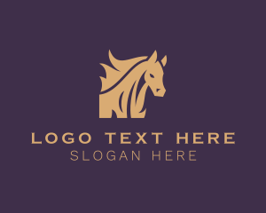 Trainer - Horse Stallion Trainer logo design