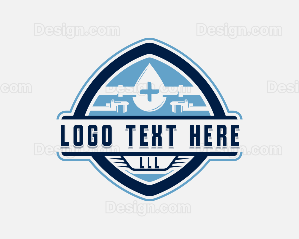 Plumbing Pipe Wrench Logo