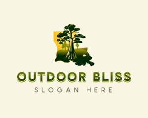 Louisiana Forest Tree logo design