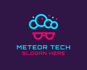 Geek Neon Tech logo design