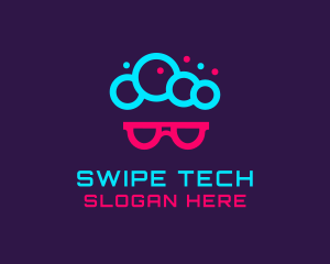 Geek Neon Tech logo design