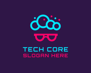 Geek Neon Tech logo design