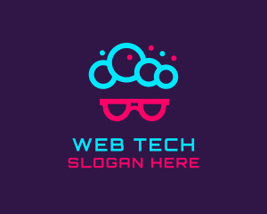 Geek Neon Tech logo design