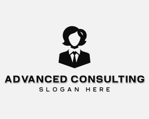 Female Professional Consultant logo