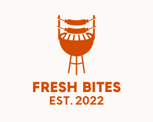 Orange Sausage Barbecue  logo