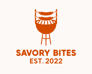 Orange Sausage Barbecue  logo