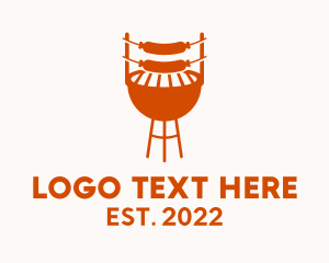 Orange Sausage Barbecue  logo