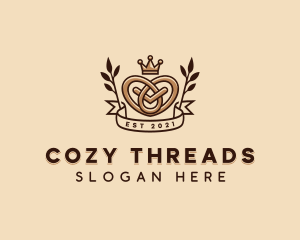 Pretzel Crown Crown logo design