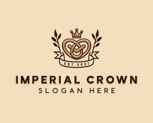 Pretzel Crown Crown logo design