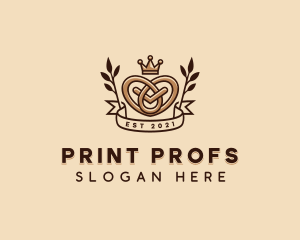 Pretzel Crown Crown logo design