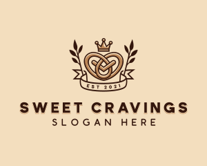 Pretzel Crown Crown logo design