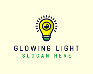 Light Bulb Lens logo design