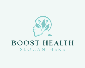 Mental Health Leaf logo design