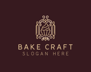 Cupcake Pastry Dessert logo design