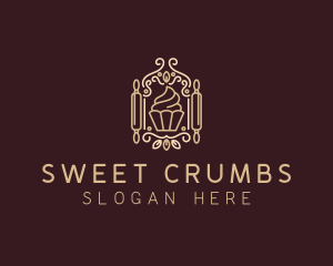 Cupcake Pastry Dessert logo design