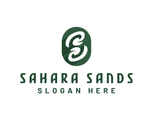 Natural Organic Letter S logo design