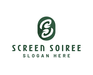 Natural Organic Letter S logo design