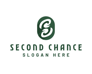 Natural Organic Letter S logo design