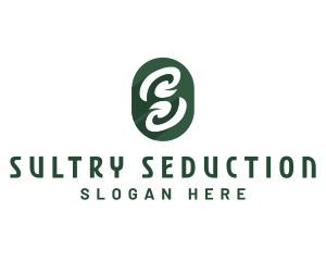 Natural Organic Letter S logo design