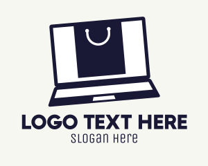Online Laptop Shopping Bag logo