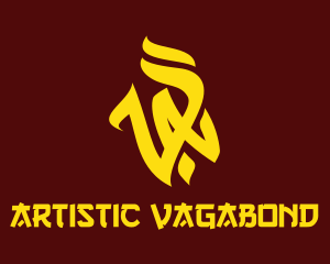 Yellow VA Vandal logo