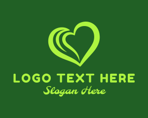 Eco Love Heart logo